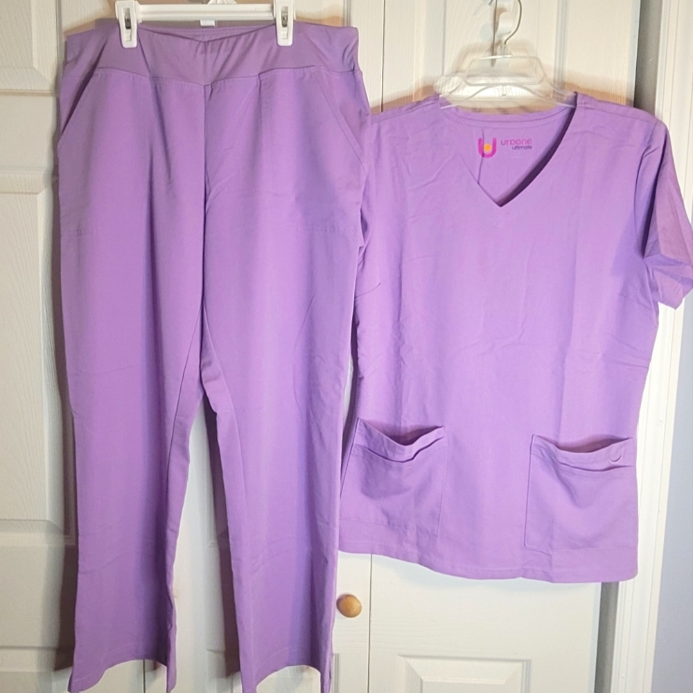 Urbane Lilac Scrub Set
